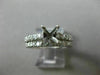 ESTATE .75CT ROUND DIAMOND 14K WHITE GOLD 4 PRONG SEMI MOUNT ENGAGEMENT RING SET