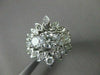 ANTIQUE LARGE 1.6CT OLD MINE DIAMOND 14K WHITE GOLD ENGAGEMENT INSERT RING 22658