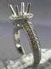 ESTATE .63CT DIAMOND 14K WHITE GOLD 9 STONE CHANEL WEDDING ANNIVERSARY RING 2419