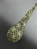 LARGE 3.66CT WHITE & FANCY CHOCOLATE DIAMOND 18KT WHITE GOLD 3D HANGING EARRINGS