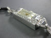 ANTIQUE CHOISI 1.0CT OLD MINE DIAMOND PLATINUM CLASSIC RECTANGULAR WATCH #2218