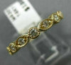 ESTATE .59CT DIAMOND 14K YELLOW GOLD FILIGREE MILGRAIN ETERNITY ANNIVERSARY RING