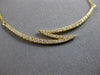 ESTATE .33CT DIAMOND 18KT YELLOW GOLD 3D CLASSIC CRISS CROSS BAR LOVE NECKLACE