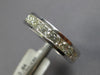 LARGE 3.84CT DIAMOND 14KT WHITE GOLD PRINCESS CHANNEL WEDDING ANNIVERSARY RING