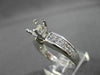 LARGE 2.20CT DIAMOND 14KT WHITE GOLD PRINCESS SEMI MOUNT ENGAGEMENT RING #21990
