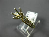 ESTATE .70CT DIAMOND 14KT 2 TONE GOLD FILIGREE SEMI MOUNT ENGAGEMENT RING #4953
