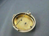 ANTIQUE LARGE 14KT YELLOW & ROSE GOLD FLOWER PEARL PENDANT BROOCH W/ CHAIN #1639