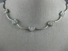 ANTIQUE .77CT DIAMOND 14K WHITE GOLD MULTI LOVE HEART MILGRAIN NECKLACE #5207