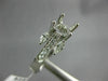 WIDE .92CT DIAMOND 14K WHITE GOLD ROUND LUCIDA SEMI MOUNT ENGAGEMENT RING 18491