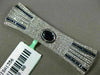 ESTATE LARGE 2.90CT DIAMOND & AAA SAPPHIRE 18KT WHITE GOLD 3D BOW TIE BROOCH PIN