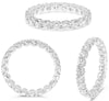 ESTATE 2.0CT DIAMOND 14K WHITE GOLD ROUND ETERNITY WEDDING BAND ANNIVERSARY RING