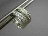 ESTATE SMALL .30CT DIAMOND 18K WHITE GOLD CLASSIC FILIGREE HUGGIE EARRINGS 25560