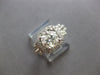 WIDE 1.84CT DIAMOND 18KT WHITE GOLD ROUND SOLITAIRE HALO SQUARE ENGAGEMENT RING