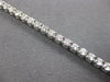 ESTATE 2.80CT DIAMOND 14KT WHITE GOLD 3D 2.5MM CLASSIC TENNIS BRACELET