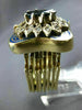 ESTATE .9CT DIAMOND & AAA SAPPHIRE 14K YELLOW GOLD INTERCHANGEABLE RING BRACELET