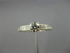 LARGE 1.25CT ROUND & BAGUETTE DIAMOND 18KT WHITE GOLD 3D CLASSIC ENGAGEMENT RING