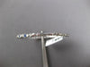 1.16CT DIAMOND & AAA SAPPHIRE 18KT WHITE GOLD SEMI ETERNITY LOVE BANGLE BRACELET
