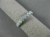 ESTATE 1.30CT DIAMOND 18K WHITE GOLD 3/4 ETERNITY ROUND WEDDING ANNIVERSARY RING