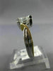 ESTATE .75CT  MARQUISE DIAMOND 14K 2 TONE GOLD 3D INFINITY LOVE ANNIVERSARY RING