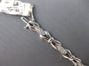 .59CT DIAMOND 14KT WHITE GOLD 3D ROUND 3 STONE XO FILIGREE LOVE TENNIS BRACELET
