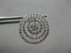 LARGE 1.60CT DIAMOND 14KT WHITE GOLD 3D MULTI CIRCULAR CLIP ON EARRINGS #27976
