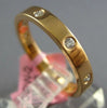 ESTATE .22CT DIAMOND 18K WHITE GOLD ETOILE ETERNITY 3MM WEDDING ANNIVERSARY RING