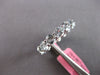 4.99CT AAA AQUAMARINE 14KT WHITE GOLD 3D ROUND CLASSIC ETERNITY ENGAGEMENT RING