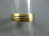 ESTATE WIDE 14KT W&Y GOLD MATT FINISH MENS WEDDING RING SIMPLY BEAUTIFUL  #287