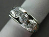 ANTIQUE .60CT OLD MINE ROUND DIAMOND 14KT WHITE GOLD BEZEL PROMISE RING #21535