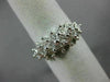 ESTATE 1.37CT PRINCESS DIAMOND 14KT WHITE GOLD COCKTAIL ANNIVERSARY RING #19314