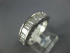 ESTATE 2.70CT EMERALD CUT DIAMOND 18K WHITE GOLD ANNIVERSARY RING F/G VVS #20781
