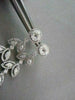 ANTIQUE 4.76CT DIAMOND MARQUISE & ROUND 14KT WHITE GOLD LEAF DROP EARRINGS 21686