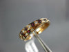 ESTATE .29CT DIAMOND & AAA RUBY 18KT ROSE GOLD 3D CRISS CROSS FUN RING