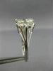 ESTATE WIDE 1.80CT DIAMOND 14KT WHITE GOLD WEDDING ANNIVERSARY RING E/F VS 25472