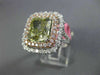ESTATE EXTRA LARGE 18KT WHITE AND ROSE GOLD ENGAGEMENT RING