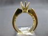 LARGE 2.35CT DIAMOND 14KT YELLOW GOLD MARQUISE SHAPE SEMI MOUNT ENGAGEMENT RING