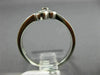ESTATE .02CT DIAMOND 18KT WHITE GOLD 3D CLASSIC SOLITAIRE LOVE HEART RING #16385
