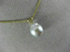 ESTATE AAA SOUTH SEA PEARL 14KT YELLOW GOLD 3D CLASSIC SOLITAIRE PENDANT #26258