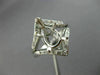 ESTATE .45CT DIAMOND 14KT WHITE GOLD V SHAPED SEMI MOUNT ENGAGEMENT RING #26219
