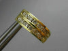 ESTATE 1.0CT DIAMOND 2 ROW HUGGIE 14KT YELLOW GOLD EARRINGS BEAUTIFUL!! #5246