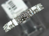.51CT DIAMOND 14K WHITE GOLD ROUND & BAGUETTE 2 ROW GEOMETRICAL ANNIVERSARY RING
