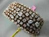 GIA WIDE & LONG 33.81CT PINK DIAMOND 18K ROSE GOLD 3D MULTI ROW TENNIS BRACELET