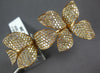 EXTRA LARGE 4.31CT WHITE & FANCY YELLOW DIAMOND 18K ROSE GOLD DOUBLE FINGER RING