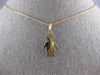 ESTATE 14KT YELLOW GOLD 3D CLASSIC BABY BOY FLAT ENGRAVABLE CHARM PENDANT #27412