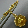 ESTATE 18KT YELLOW GOLD 3D CLASSIC ITALIAN BAPTISM PIN #MILANO29