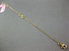 ESTATE .12CT FANCY YELLOW DIAMOND 18KT YELLOW GOLD 3D DOG BONE FUN BRACELET
