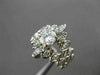 ANTIQUE LARGE 1.15CT ROUND DIAMOND 14K WHITE GOLD COCKTAIL ENGAGEMENT RING 21328