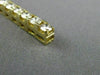 ESTATE 5.85CT ROUND DIAMOND 14KT YELLOW GOLD 3D 4 PRONG TENNIS BRACELET #16925