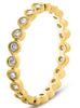 .47CT DIAMOND 14KT YELLOW GOLD 3D ROUND INFINITY ETERNITY ANNIVERSARY LOVE RING