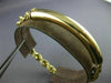 ESTATE WIDE 14KT YELLOW GOLD CLASSIC ROUND PLATE ENGRAVABLE BRACELET L #1636
